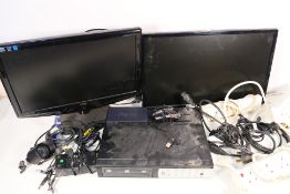 CCTV equipment to include box and 2 scre