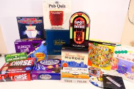 Board Games - A large collection of board and puzzle games to include: M&S 'Blankety Blank & The