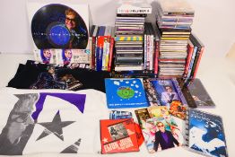 Elton John memorabilia to include CDs, DVDs, 2 x paper sleeve collection,