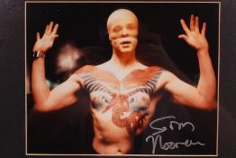 A signed photographic image depicting Tom Noonan as Francis Dollarhyde (The Tooth Fairy) from the