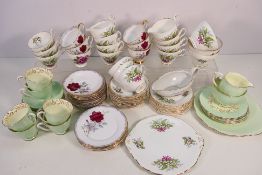 Mixed tea wares to include Queen Anne Bone China,