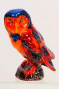 An Anita Harris avian study, Barn Owl, polychrome colourway,