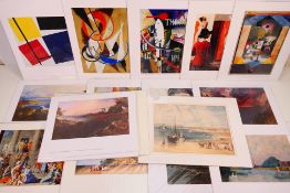 A large quantity of unframed prints, majority still sealed.