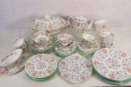 A collection of Minton dinner and tea wa