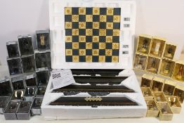 A Lord Of The Rings themed chess set,