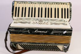 A Lorenzo 120 bass piano accordion.