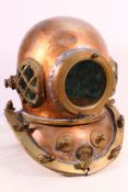 A vintage Korean 12 bolt diving helmet by Pusan (Busan) Diving Apparatus Company,