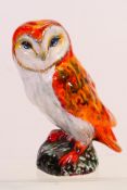 Anita Harris - An avian study, Barn Owl, printed factory marks and signed in gold to the base,