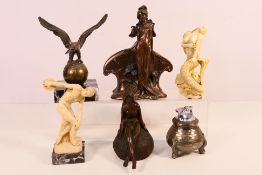 A quantity of ornamental figures,