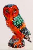 An Anita Harris avian study, Barn Owl, polychrome colourway,