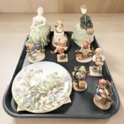 A Royal Doulton figure 'Grace' HN2318, a further figure 'Clarisa' HN2345,