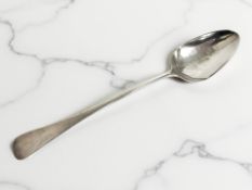 A George III silver basting spoon, Thomas Dicks, London, length 30.