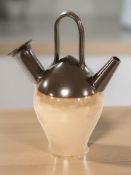 A Doulton stoneware old sarum kettle, made for Watson & Co, Salisbury, height 28 cm.