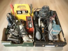 A group of power tools including Makita.