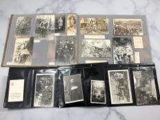 An interesting album of approximately 118 WWI German monochrome wartime photographs,