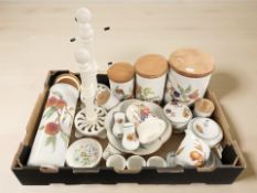 A collection of Royal Worcester Evesham Vale kitchen wares.