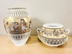 A Kaiser Theben porcelain vase, height 30 cm,