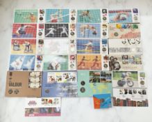 Twenty five Royal Mail/Royal Mint 50p First Day Coin Covers (25)