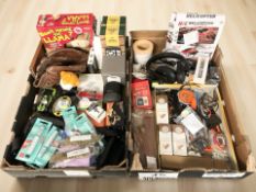 Assorted homewares and sundries including electricals, baseball mitt, pair of headphones,