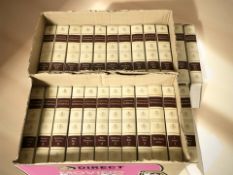 A collection of encyclopedia Britannica volumes, publisher William Benton.