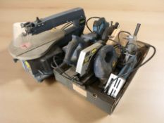 A group of power tools including Powercraft.