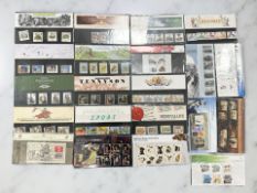 Twenty-one Royal Mail Mint Stamp Sheets to include Youth Organisations, Insects, Royal Air Force,