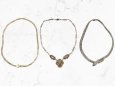 An Art Deco necklace by Schreiber and Hiller,