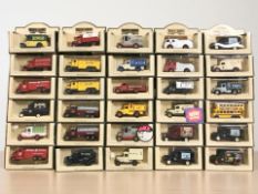 A collection of boxed Days Gone die cast vehicles.