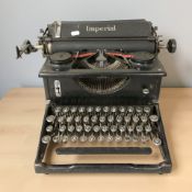 An Imperial typewriter.