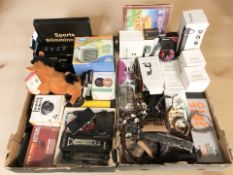 A quantity of homewares including electricals, security camera, humidifiers,