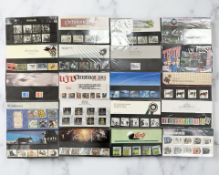 Twenty Royal Mail Mint Stamp Sheets to include Thomas The Tank Engine, Victorian Britain, Golf,