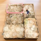 A large quantity of 20th century drinking glasses, vases, etc.