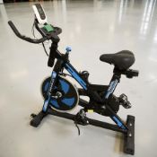 An Evolve exercise bike.
