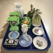 A Royal Doulton figure 'Secret Thoughts' HN2382, together with a Pretty Ladies figure 'Buttercup',