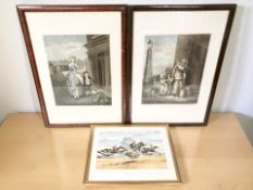 Two 19th century hand coloured Cries of London engravings,