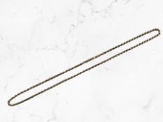 A 9ct yellow gold necklace, length 45 cm. CONDITION REPORT: 5.3g.