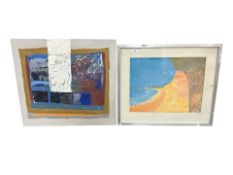 20th Century School : Abstract study, oil on canvas, 56 cm x 56 cm.