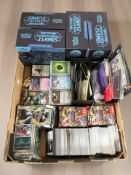 A large quantity of Pokemon cards.