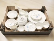 A Wedgwood Ice Rose part tea and dinner service