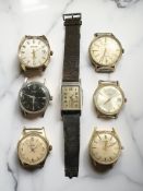 Seven various gent's vintage wristwatches including Waltham, Sekonda, Smiths Astral,