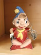A 1960's Combex celluloid lamp modelled as Noddy