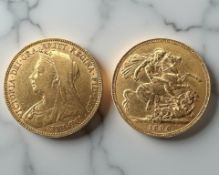 A Victorian gold full sovereign 1896