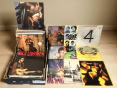 Vinyl LP records to include Nazareth, UB40, Marillion, Bronsky Beat, Genesis, Steely Dan,