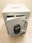 A safe with key,