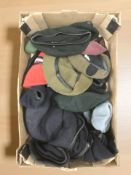 A collection of military berets.