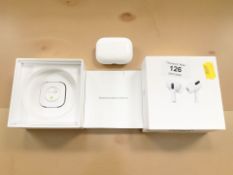 A pair of Apple AirPods Pro, in original retail box and with receipt dated 30/12/20 for £219.00.