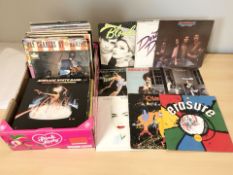 Vinyl LP records to include Average White Band, Dire Straits, Rod Stewart, Queen, Eurhythmics,