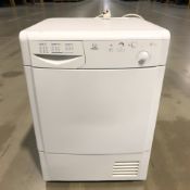 An Indesit 7kg condenser dryer.
