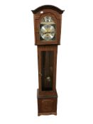 A Tempus Fugit granddaughter clock, height 150 cm.