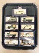 Five Lledo boxed St. Kew die cast delivery vans.